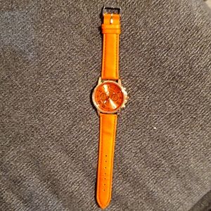 LinTimes Women's Orange Watch